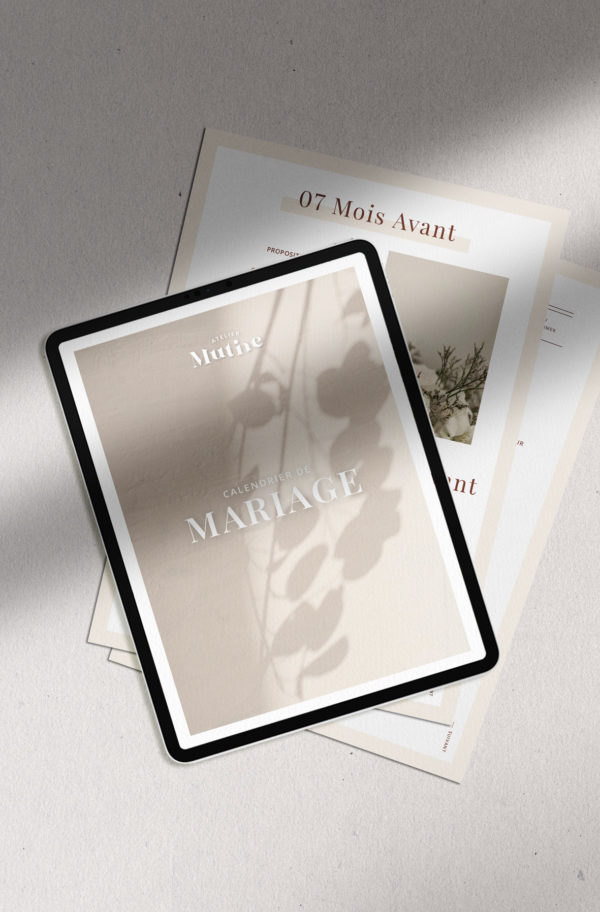 Calendrier mariage