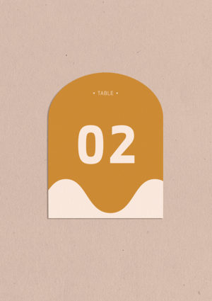 Nom de table - Monogramme – Image 3