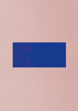 Etiquette enveloppe - LOVE – Image 3
