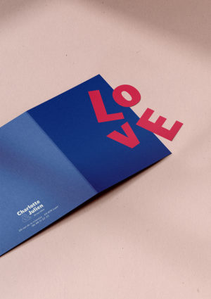 Faire-part luxe - LOVE – Image 2