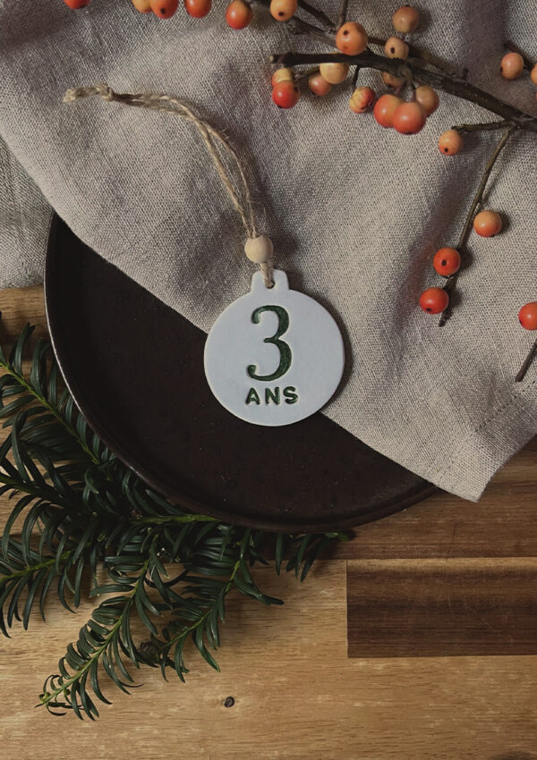 Boule de Noël enfant personnalisée