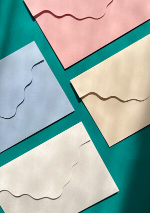 Enveloppe vague - lot 100