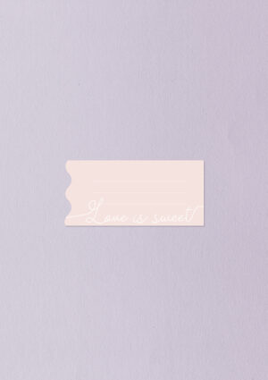 Etiquette enveloppe - Alice – Image 3